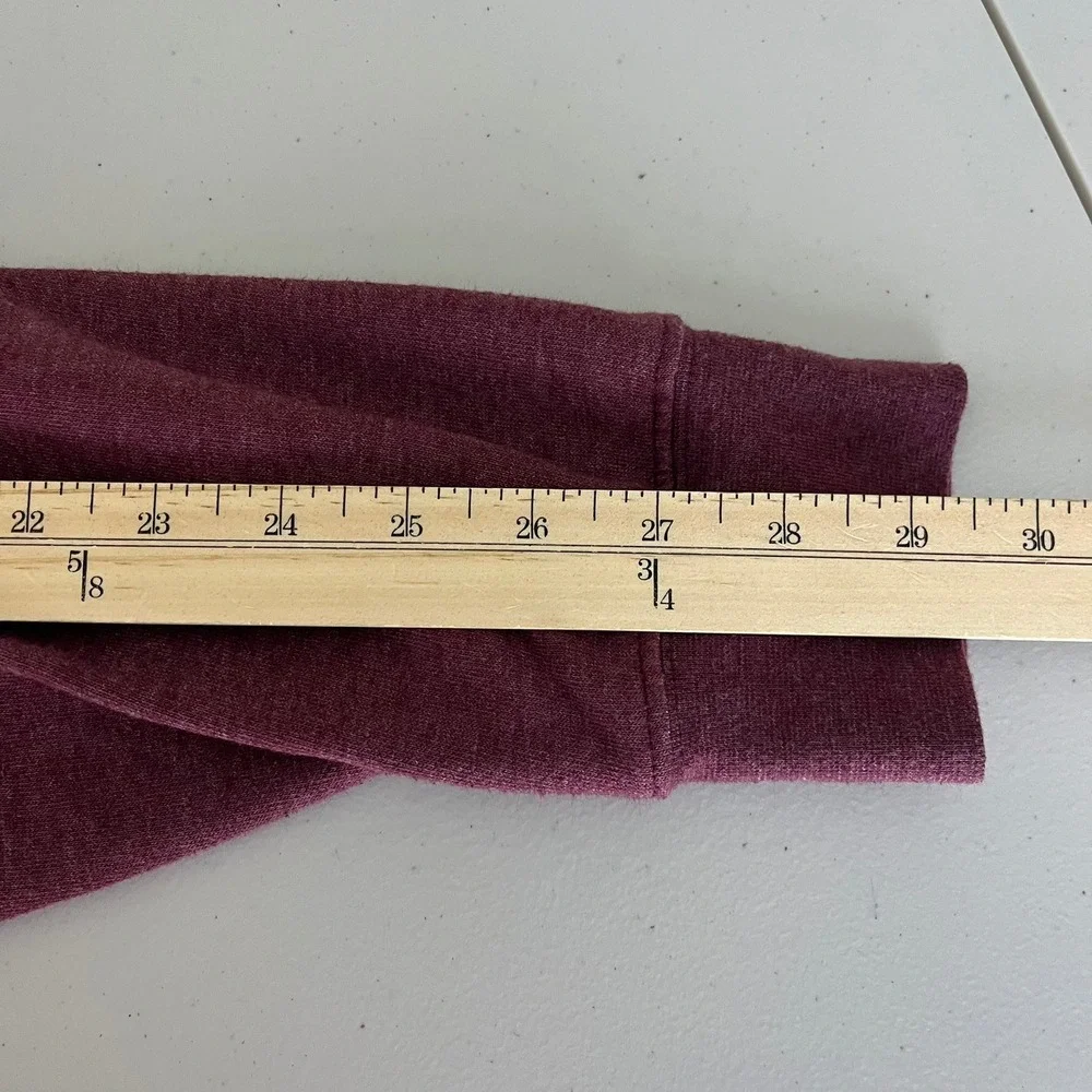 The North Face Mens XXL Burgundy Heathered Pullover Logo Hoodie